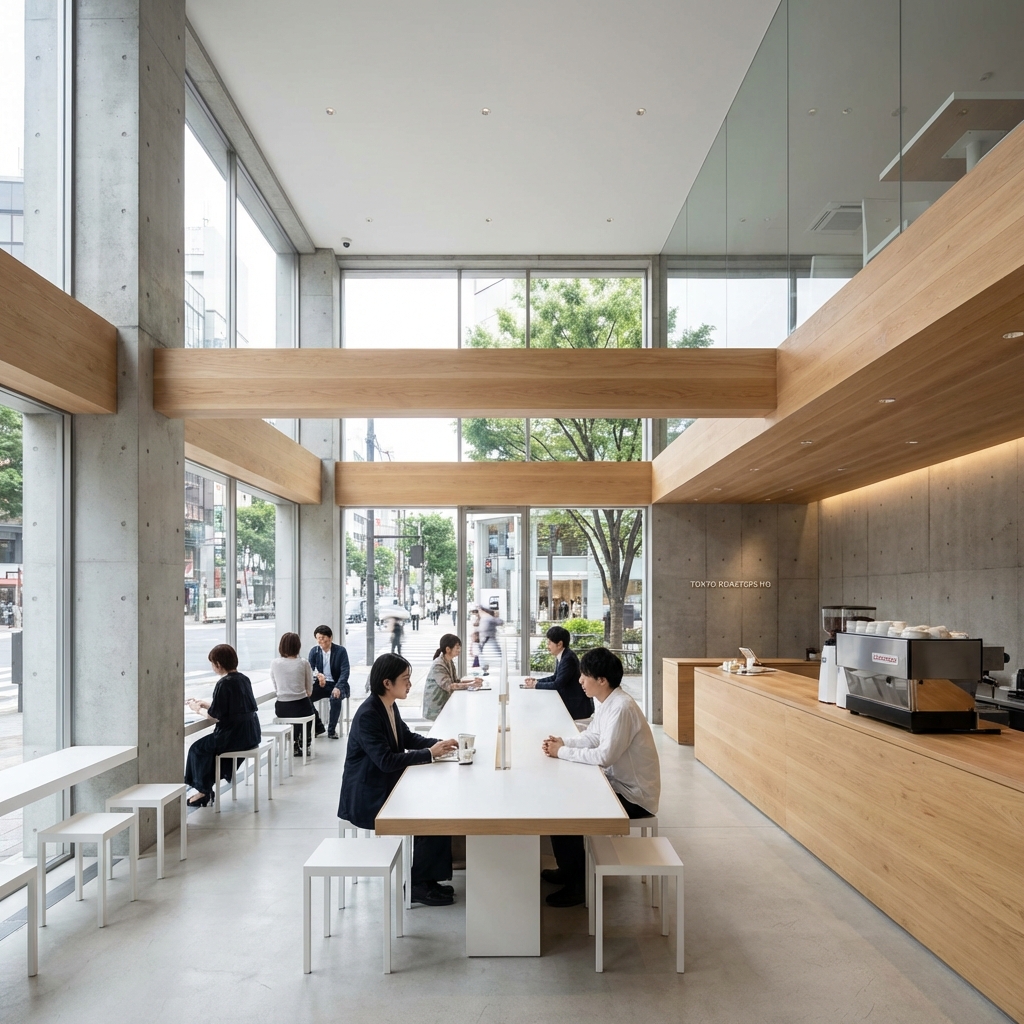 Minimalist Cafe Interior